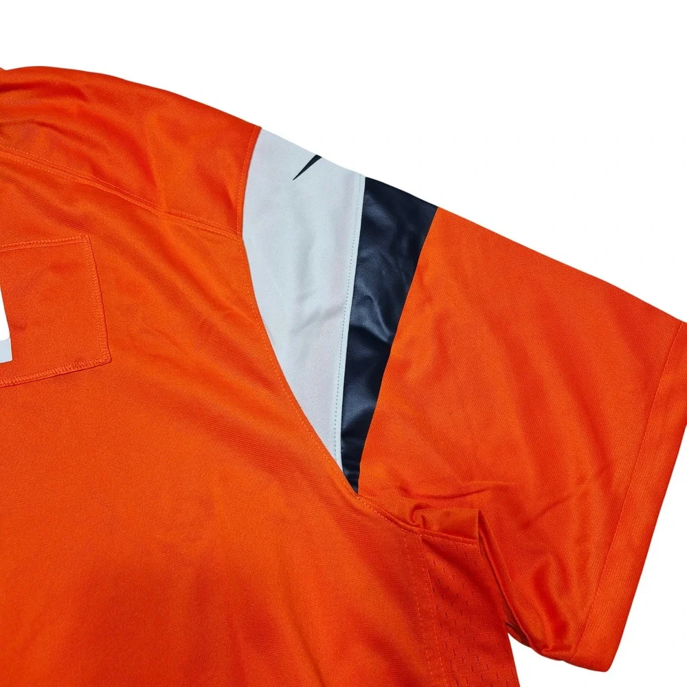 Russell Wilson Denver Broncos Nike Football Game Jersey Orange Men's Size 3XL